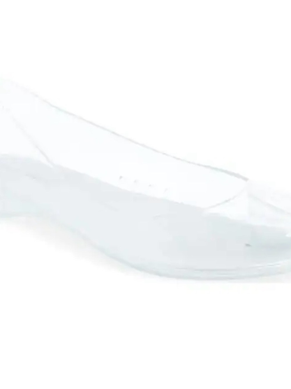 JEFFREY CAMPBELL Fixed Split Toe Jelly Flat - Clear Sz 8 - Picture 3 of 8